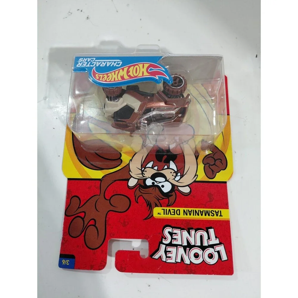 NIP Hot Wheels Character Cars 1:64 Die Cast Looney Tunes TAZ Tasmanian Devil